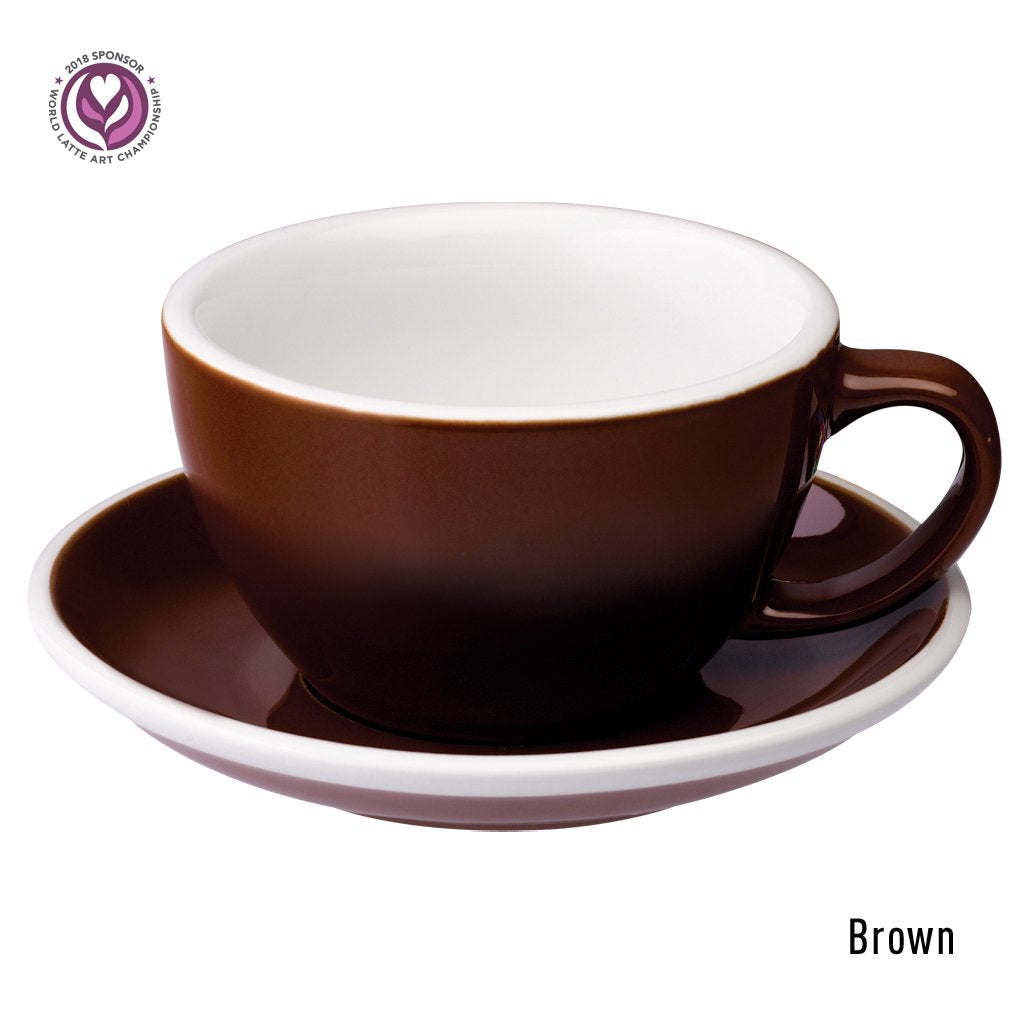 Set 6x EGG 300ml Latte - Taza y Platillo