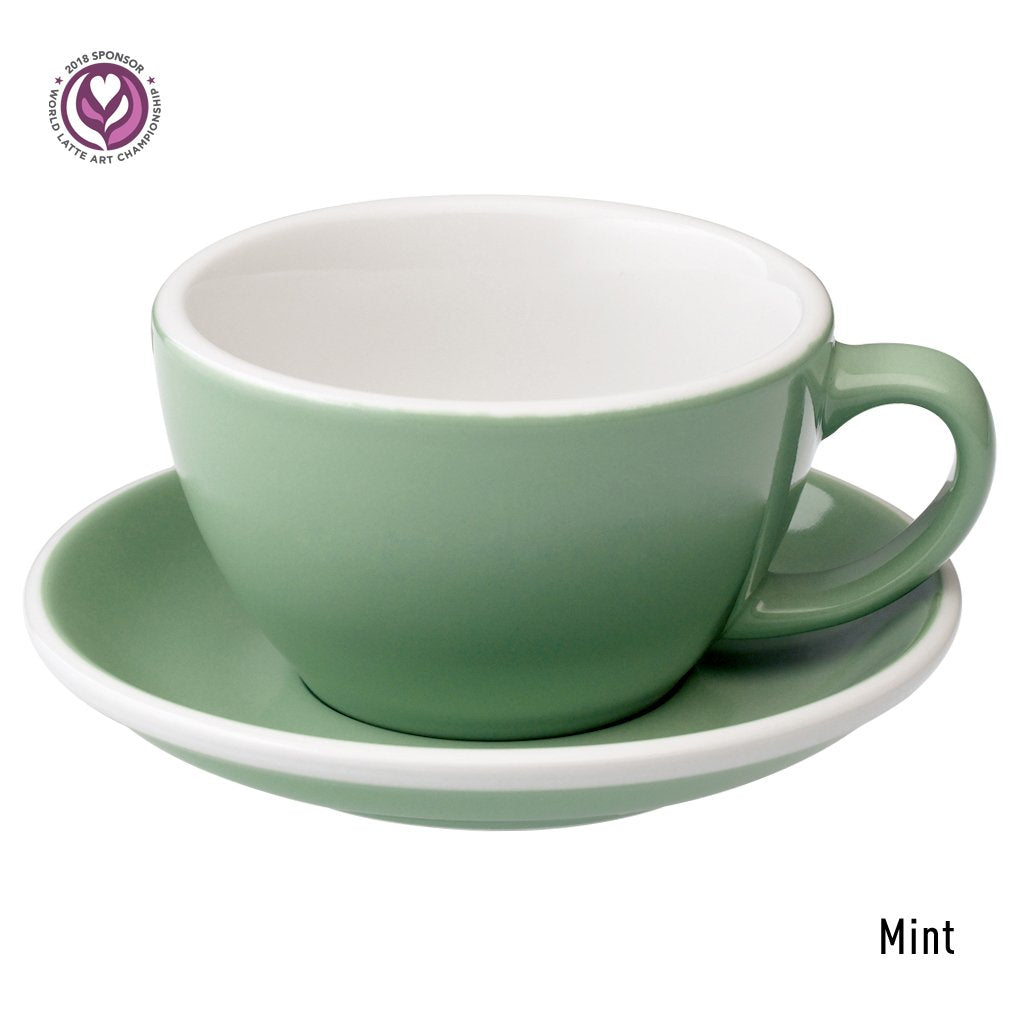 Set 6x EGG 300ml Latte - Taza y Platillo