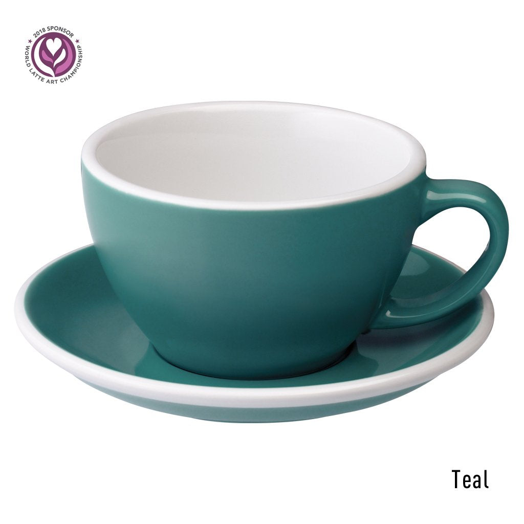 Set 6x EGG 300ml Latte - Taza y Platillo