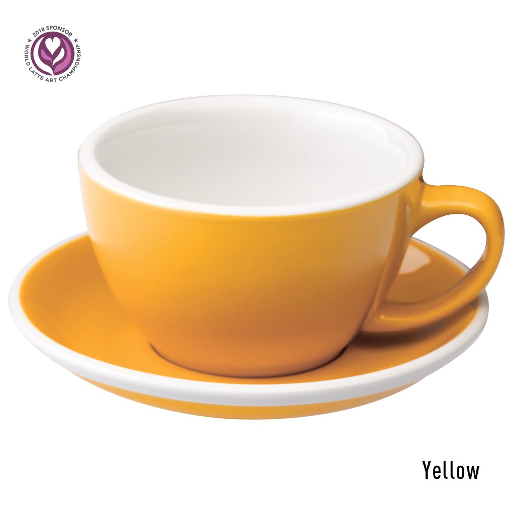 Set 6x EGG 300ml Latte - Taza y Platillo