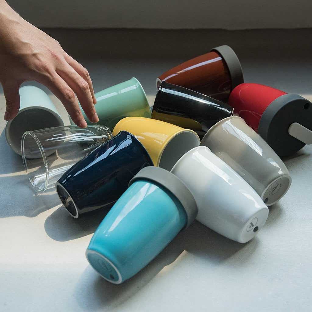 NOMAD - Mug Reutilizable de Doble Pared - 250ml (Transparente)