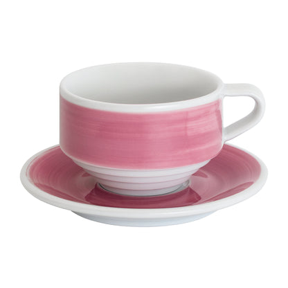 Taza Cappuccino DECO (220ml) y Plato (14cm)