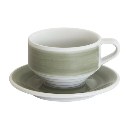 Taza Cappuccino DECO (220ml) y Plato (14cm)