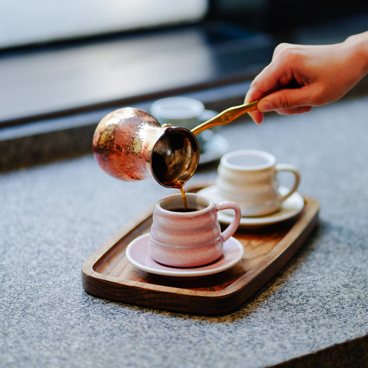 Taza y Plato para Café Ibrik (110ml) – Edición Pierre de Chanterac