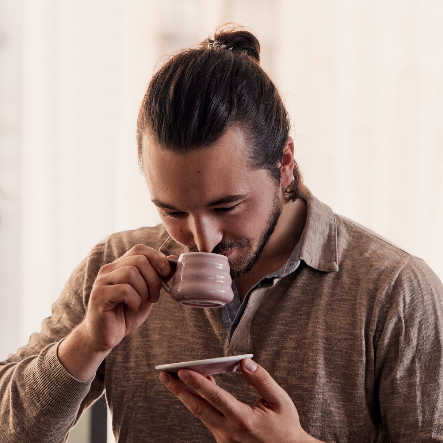 Taza y Plato para Café Ibrik (110ml) – Edición Pierre de Chanterac