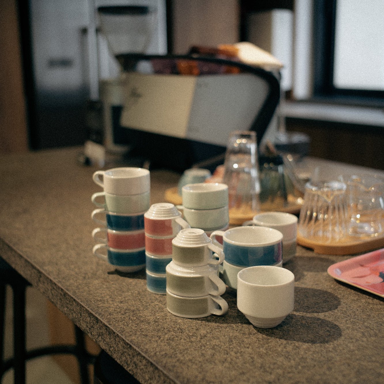 Taza Cappuccino DECO (220ml) y Plato (14cm)