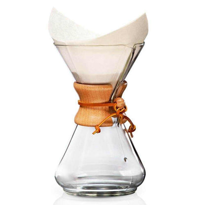 Filtros CHEMEX 6 Tazas - 100 unidades blanqueados