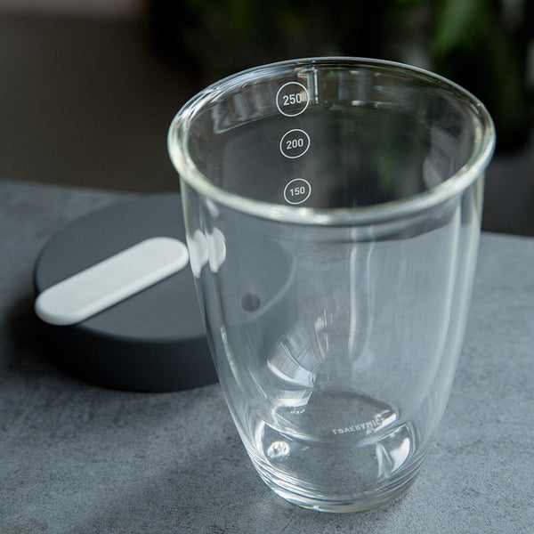 NOMAD - Mug Reutilizable de Doble Pared - 250ml (Transparente)