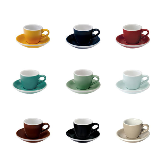 Set 6x EGG 80ml Espresso - Taza y Platillo