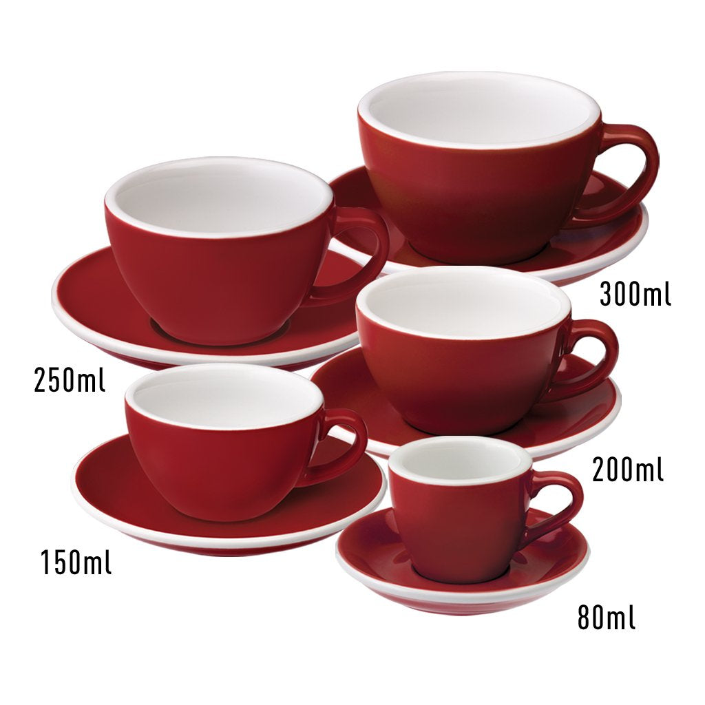 Set 6x EGG 250ml Cappuccino - Taza y Platillo