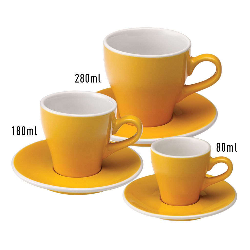 TULIP 280ml Latte - Taza y Platillo