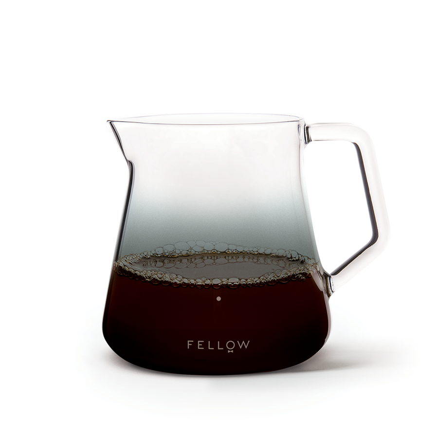 MIGHTY SMALL GLASS CARAFE SMOKED GLASS
