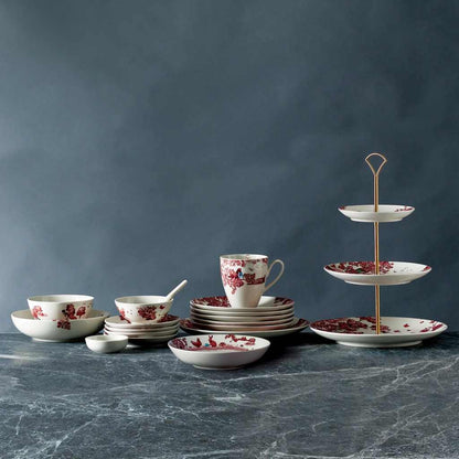 A CURIOUS TOILE 3-Tier Cake Stand (Red)